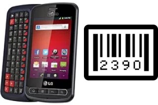 Come vedere il numero di serie su LG Optimus Slider