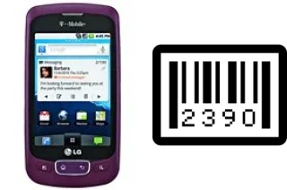 Come vedere il numero di serie su LG Optimus T