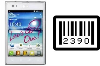 Come vedere il numero di serie su LG Optimus Vu P895