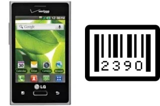 Come vedere il numero di serie su LG Optimus Zone VS410