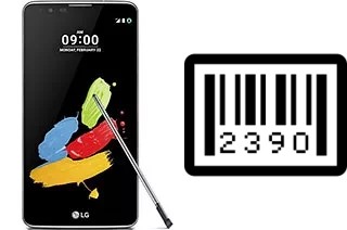 Come vedere il numero di serie su LG Stylus 2