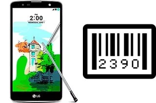 Come vedere il numero di serie su LG Stylus 2 Plus