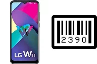 Come vedere il numero di serie su LG W11