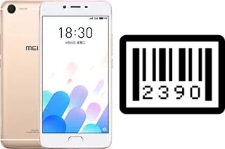 Come vedere il numero di serie su Meizu E2