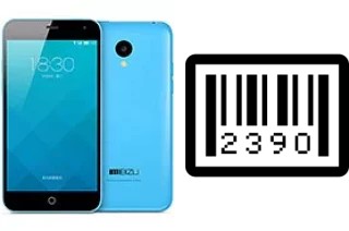 Come vedere il numero di serie su Meizu M1