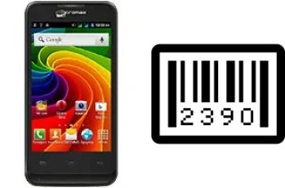 Come vedere il numero di serie su Micromax A36 Bolt