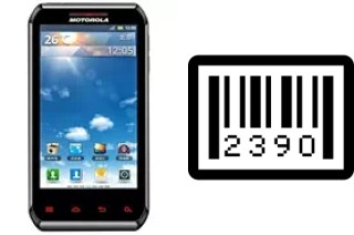 Come vedere il numero di serie su Motorola XT760