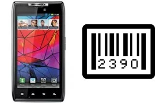 Come vedere il numero di serie su Motorola RAZR XT910