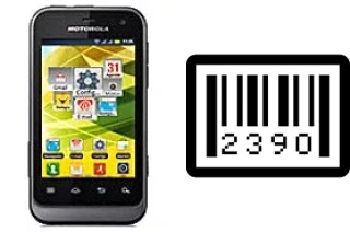 Come vedere il numero di serie su Motorola Defy Mini XT321