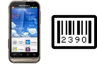 Come vedere il numero di serie su Motorola DEFY XT