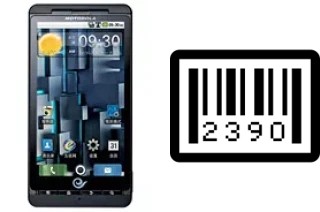 Come vedere il numero di serie su Motorola DROID X ME811