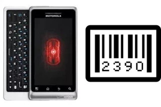 Come vedere il numero di serie su Motorola DROID 2 Global