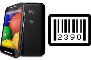 Come vedere il numero di serie su Motorola Moto E Dual SIM