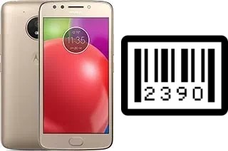 Come vedere il numero di serie su Motorola Moto E4 (USA)