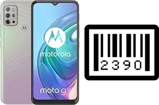 Come vedere il numero di serie su Motorola Moto G10