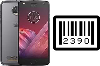 Come vedere il numero di serie su Motorola Moto Z2 Play