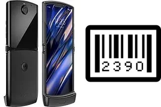 Come vedere il numero di serie su Motorola Razr 2019