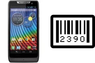 Come vedere il numero di serie su Motorola RAZR D3