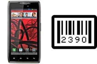 Come vedere il numero di serie su Motorola RAZR MAXX