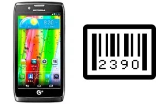 Come vedere il numero di serie su Motorola RAZR V MT887