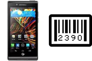 Come vedere il numero di serie su Motorola RAZR V XT889