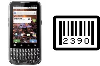 Come vedere il numero di serie su Motorola XPRT MB612