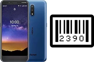 Come vedere il numero di serie su Nokia C2 Tava