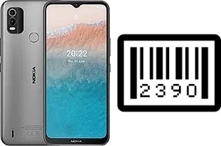 Come vedere il numero di serie su Nokia C21 Plus