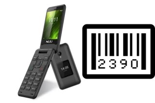 Come vedere il numero di serie su NUU Mobile F4L Flip Phone