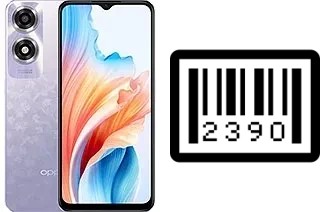 Come vedere il numero di serie su Oppo A2x