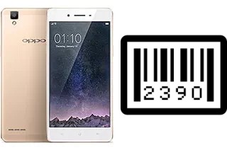 Come vedere il numero di serie su Oppo F1