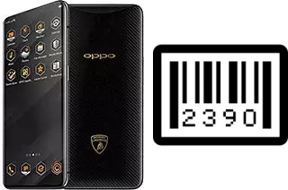 Come vedere il numero di serie su Oppo Find X Lamborghini