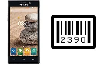 Come vedere il numero di serie su Philips V787