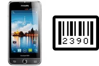 Come vedere il numero di serie su Philips W736