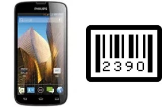 Come vedere il numero di serie su Philips W8560