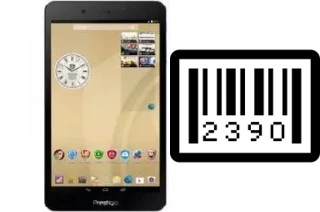 Come vedere il numero di serie su Prestigio MultiPad Muze 5018 3G