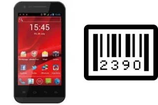 Come vedere il numero di serie su Prestigio MultiPhone 4040 Duo