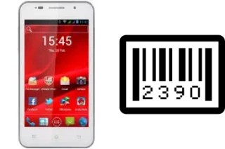 Come vedere il numero di serie su Prestigio MultiPhone 4322 Duo