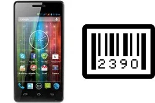 Come vedere il numero di serie su Prestigio MultiPhone 5451 Duo