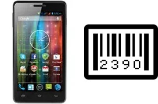 Come vedere il numero di serie su Prestigio MultiPhone 5500 Duo