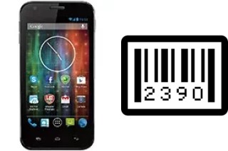 Come vedere il numero di serie su Prestigio MultiPhone 5501 Duo