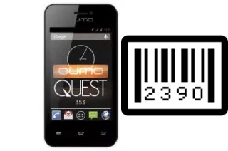 Come vedere il numero di serie su Qumo QUEST 353