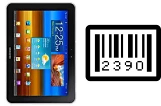 Come vedere il numero di serie su Samsung Galaxy Tab 8.9 4G P7320T