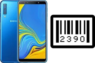 Come vedere il numero di serie su Samsung Galaxy A7 (2018)