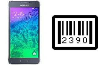 Come vedere il numero di serie su Samsung Galaxy Alpha (S801)