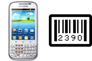 Come vedere il numero di serie su Samsung Galaxy Chat B5330