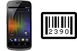 Come vedere il numero di serie su Samsung Galaxy Nexus I9250