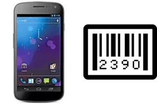 Come vedere il numero di serie su Samsung Galaxy Nexus I9250M