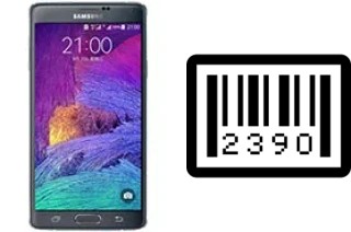 Come vedere il numero di serie su Samsung Galaxy Note 4 Duos