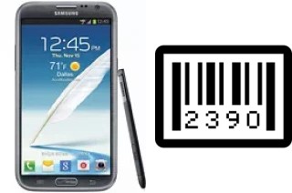 Come vedere il numero di serie su Samsung Galaxy Note II CDMA